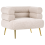 Beliani Armchair BOVIK Fabric Beige 1