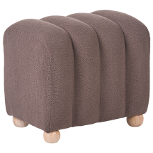 Pouffe IDYLLWILD Boucle Brown