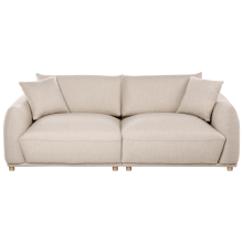 Sofa 3 Seater JUBEK Fabric Beige