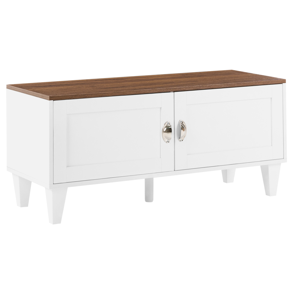 Photos - Shoe Cabinet / Rack Beliani Shoe Storage Cabinet QUEBEC White
