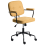 Beliani Desk Chair PAWNEE Fabric Yellow 1