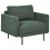 Beliani Armchair BREDA Fabric Dark Green 1