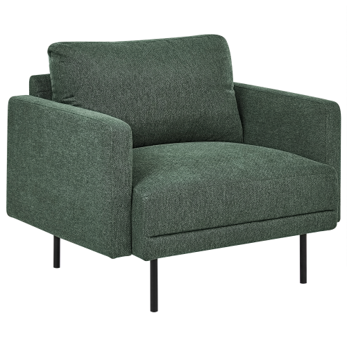 Beliani Armchair BREDA Fabric Dark Green