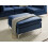 Beliani Ottoman EVJA Velvet Navy Blue 2