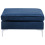 Beliani Ottoman EVJA Velvet Navy Blue 4