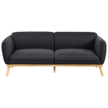 Sofa 3 Seater LJUNG Fabric Black
