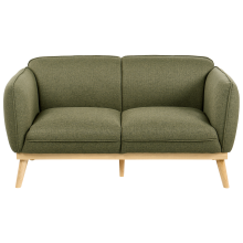 Sofa 2 Seater LJUNG Fabric Olive Green