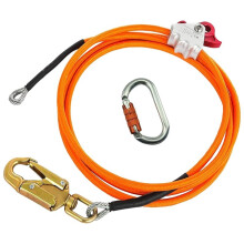 Arborist Flip Climbing Kit, Steel Core Rope, Adjustable Length, Safety Carabiner Included, 12Mm X 4M Professional