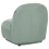Beliani Armchair LOVBERG Fabric Light Green 5