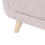 Beliani Ottoman HABO Fabric Taupe 6