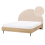 Beliani Bed Boucle MILLAY 140 x 200 cm (EU Double) Beige 1