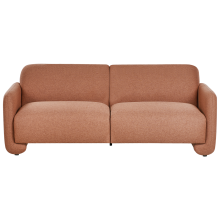 Sofa 3 Seater SALAND Fabric Golden Brown