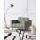 Beliani Armchair ALNES Fabric Dark Green 2