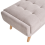 Beliani Ottoman HABO Fabric Taupe 5