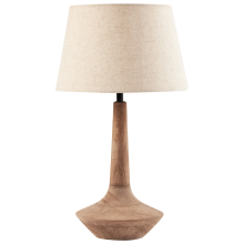 Table Lamp GODAWARI Mango Wood Dark Brown