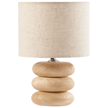 Table Lamp BETWA Mango Wood Light Brown