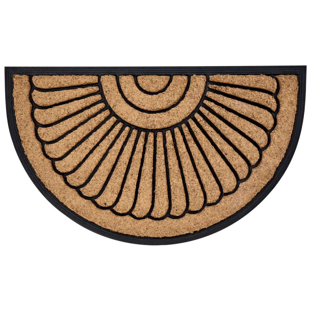 Beliani Doormat Koryak Natural 45 X 75 Cm Coir