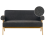 Beliani Sofa 2 Seater TAMRE Boucle Black/ Light Brown 1