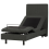 Beliani Adjustable Bed Fabric CASTELLAN 80 x 200 cm (EU Small Single) Dark Grey 1