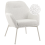 Beliani Armchair JABRO Fabric Off-White 1