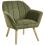 Beliani Armchair TORUD Fabric Green 1