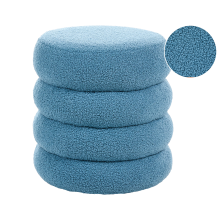 Pouffe SUMPTER Boucle Blue