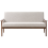 Beliani Sofa 3 Seater ESRUM Fabric Dark Brown/ Grey 1