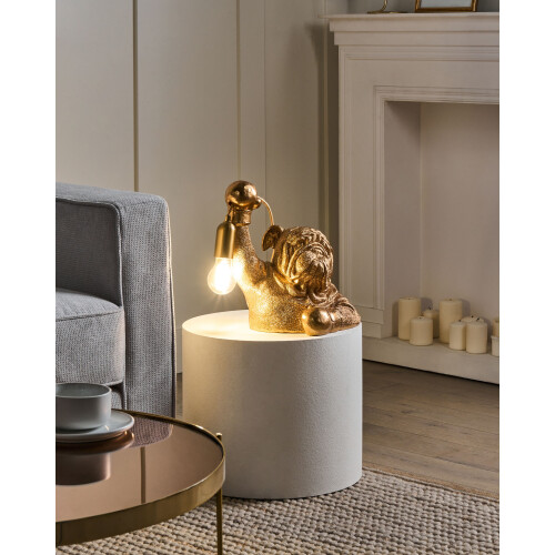 Beliani Table Lamp Dog MIKE Gold 1