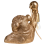 Beliani Table Lamp Dog MIKE Gold 5