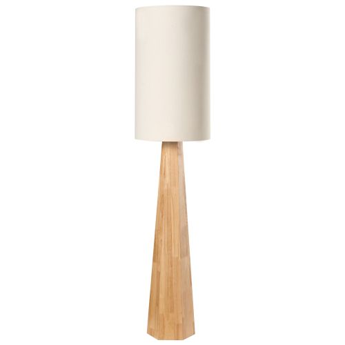 Beliani Floor Lamp ILALA Wood Natural