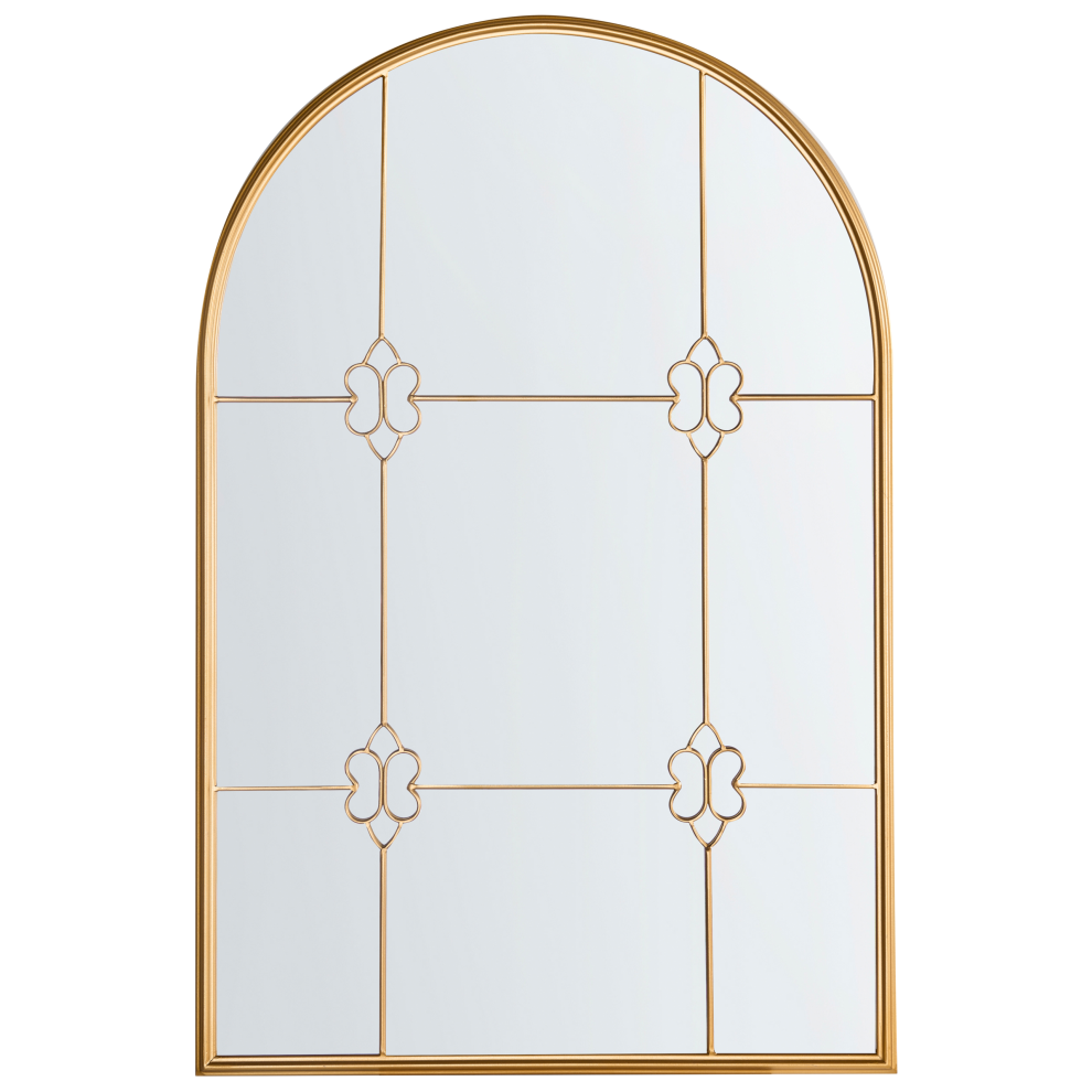 Beliani Wall Mirror Thulay 65 Cm 99 Cm Gold