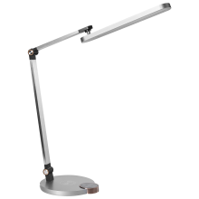 LED Desk Lamp CAROY with Wireless Charger Grey