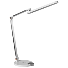 LED Desk Lamp CAROY with Wireless Charger White