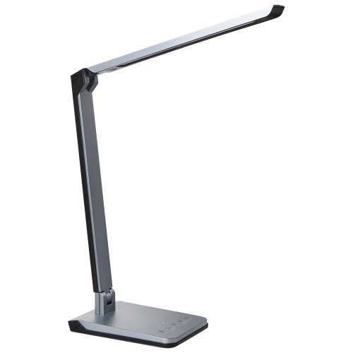 Beliani LED Desk Lamp PICTOR with Dimmer Dark Grey