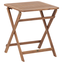 Garden Side Table PARAGGI 60 cm 60 cm Certified Acacia Wood Brown