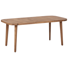 Garden Dining Table PARAGGI 180 cm 90 cm Certified Acacia Wood Brown