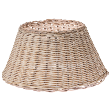 Christmas Tree Collar FLOCON Rattan Light Brown 47 cm