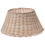 Beliani Christmas Tree Collar FLOCON Rattan Light Brown 47 cm 1