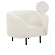 Armchair LOEN Boucle White