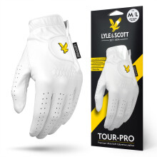 Lyle & Scott Cabretta Leather Golf Glove For Left Hand - M-L