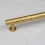 (160mm Handle) Satin Brass Hammered T-Bar Handle & Coordinating Knobs 7