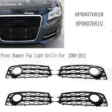 Front Bumper Fog Light Cover Racing Grille for A3 Sport 2008-2012 8P0807682M 8P0807681M 8P0807681Q,B