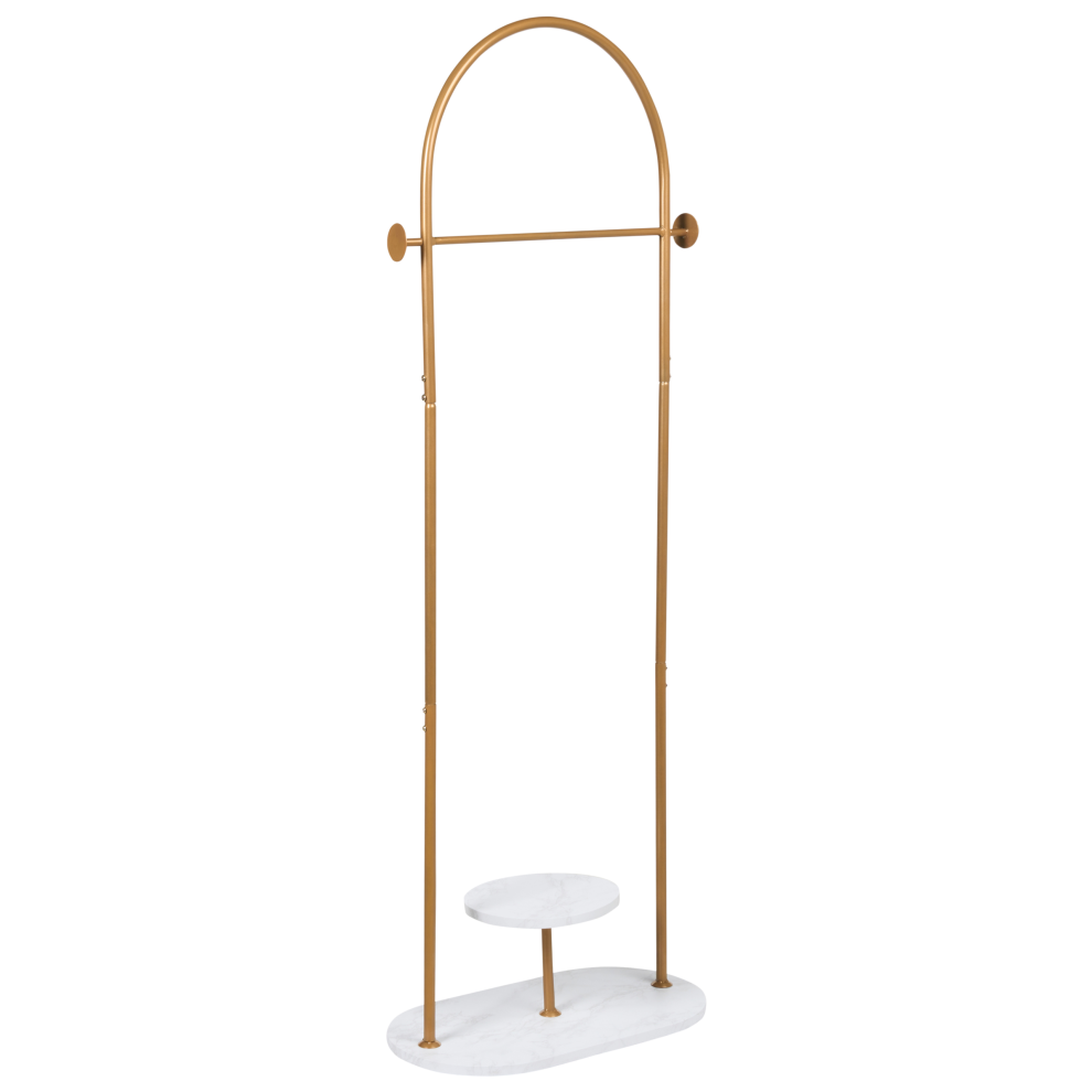 Beliani Coat Stand Hardin Gold