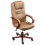 Beliani Massage Chair DIAMOND with Heating Leather Light Brown 1