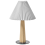 Beliani Table Lamp ALIGIDE Wood Natural 1