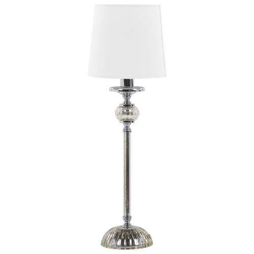 Beliani Table Lamp KUBENA Metal White