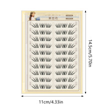 (Glue Free) French Soft Lightweight False Eyelashes Natural Look