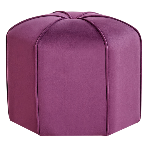 Beliani Pouffe WISHEK Velvet Purple