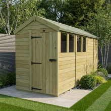 5 x 13 Apex Shed Tanalised (Single Door, With Windows)