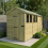 5 x 13 Apex Shed Tanalised (Single Door, With Windows) 1
